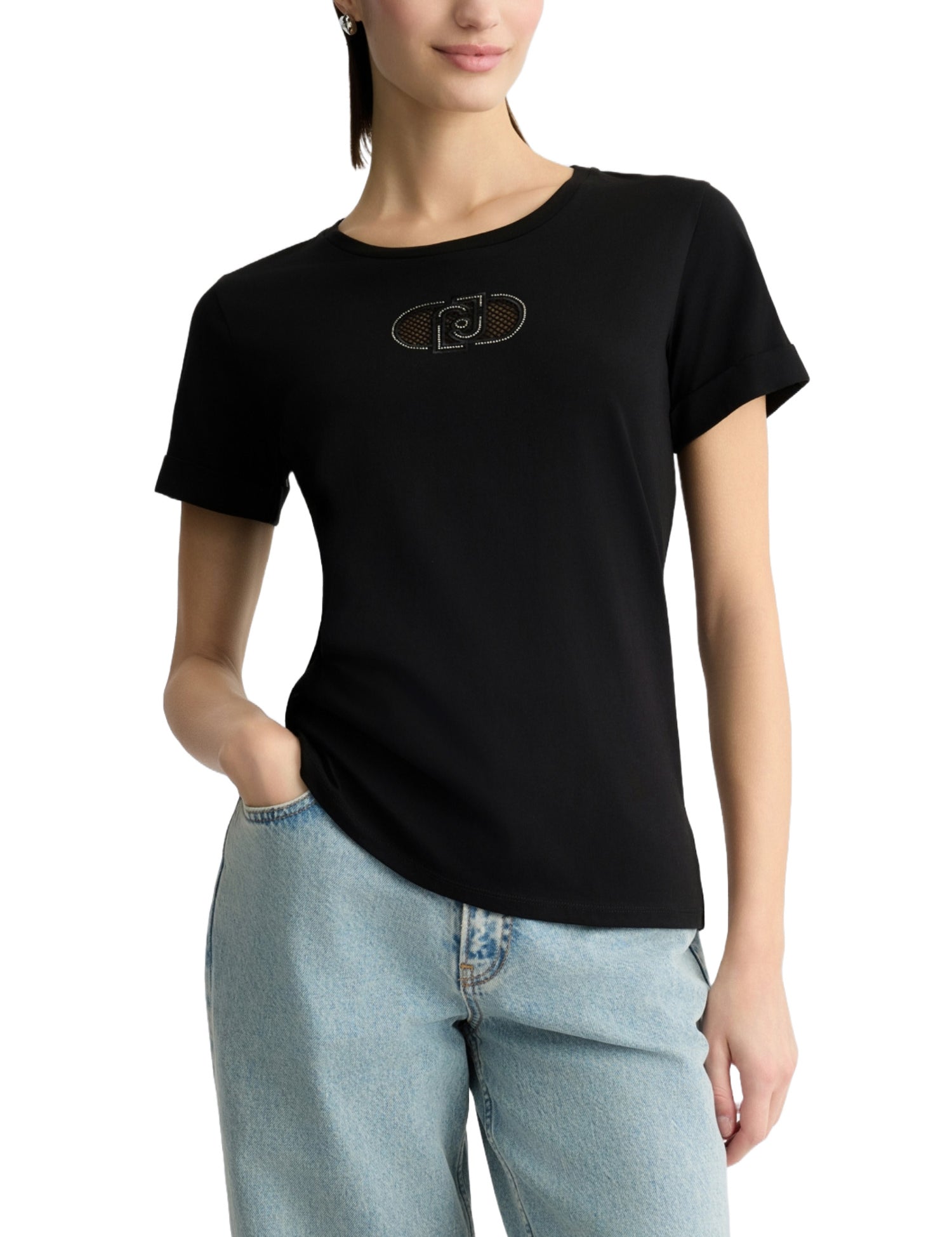 T-shirt Nero Liu-jo