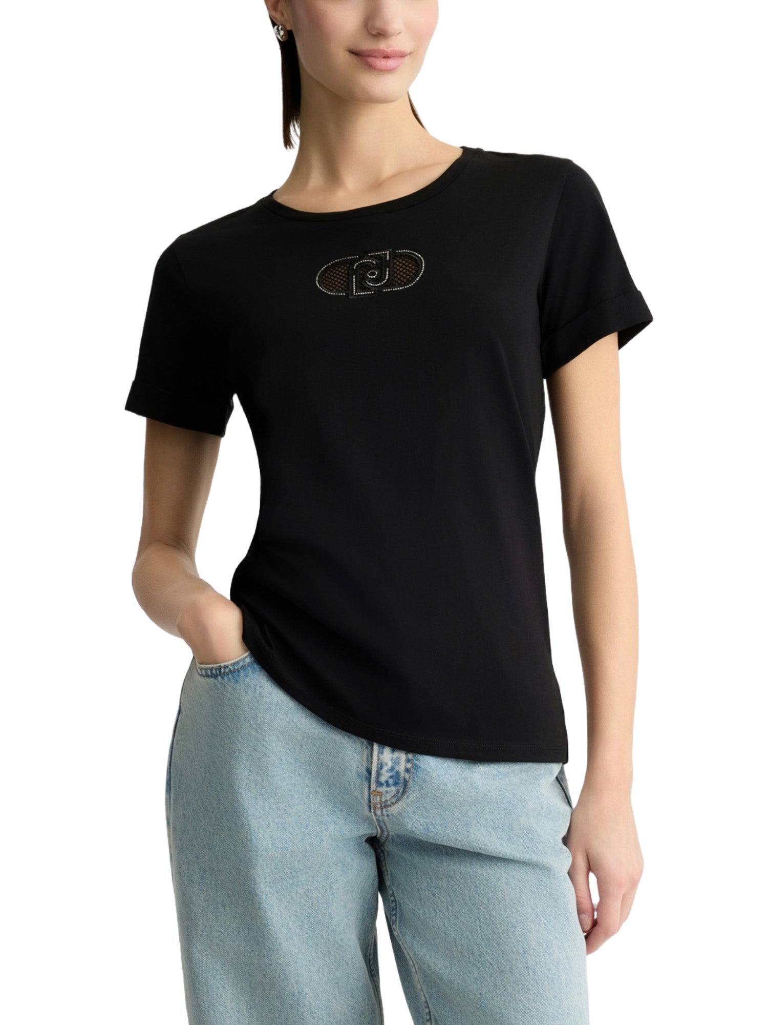T-shirt Nero Liu-jo