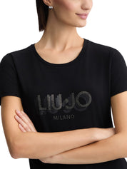 T-shirt Nero Liu-jo
