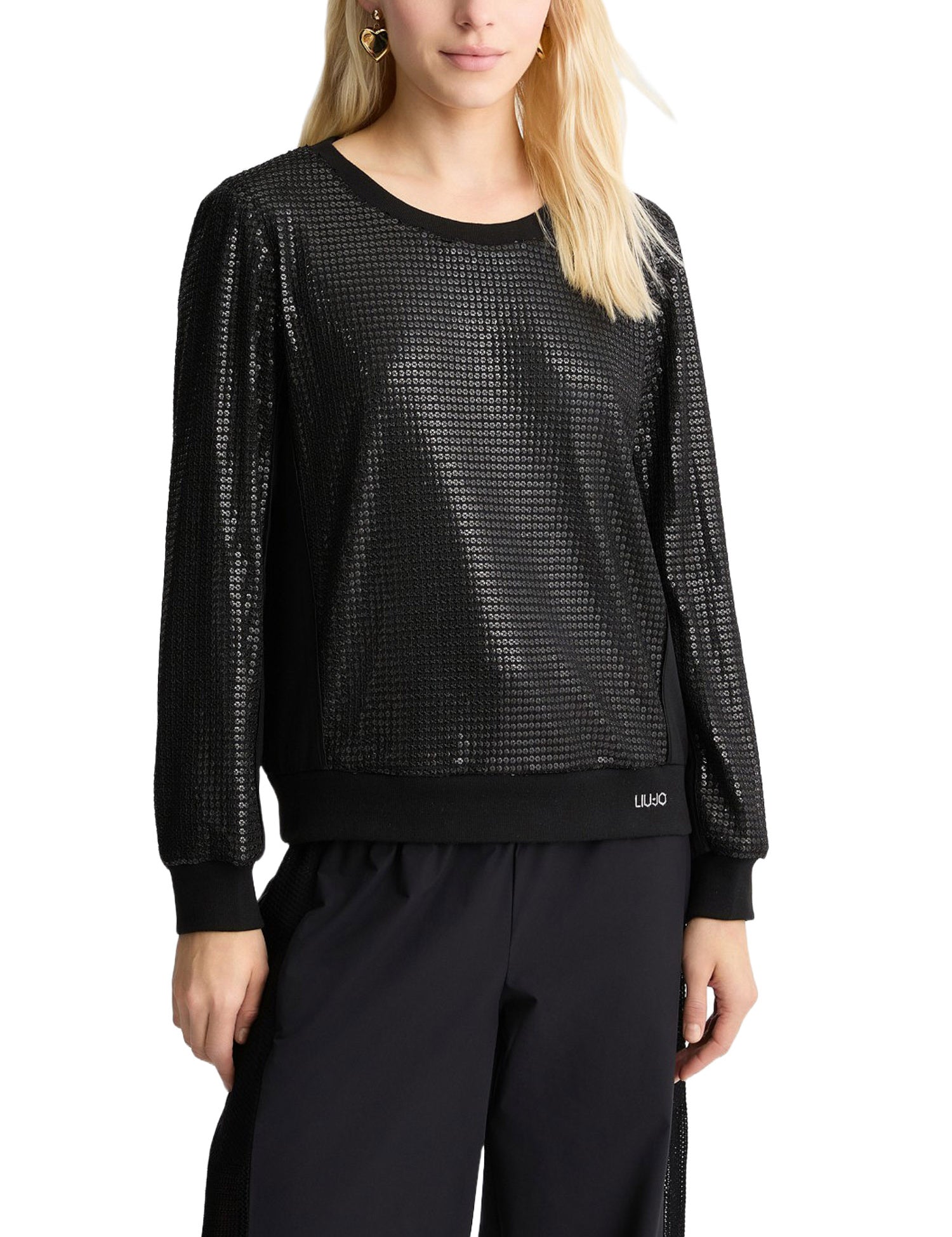 Felpe Nero Liu-jo