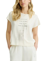 T-shirt Bianco Liu-jo