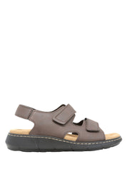 Sandali con strappi Marrone Valleverde