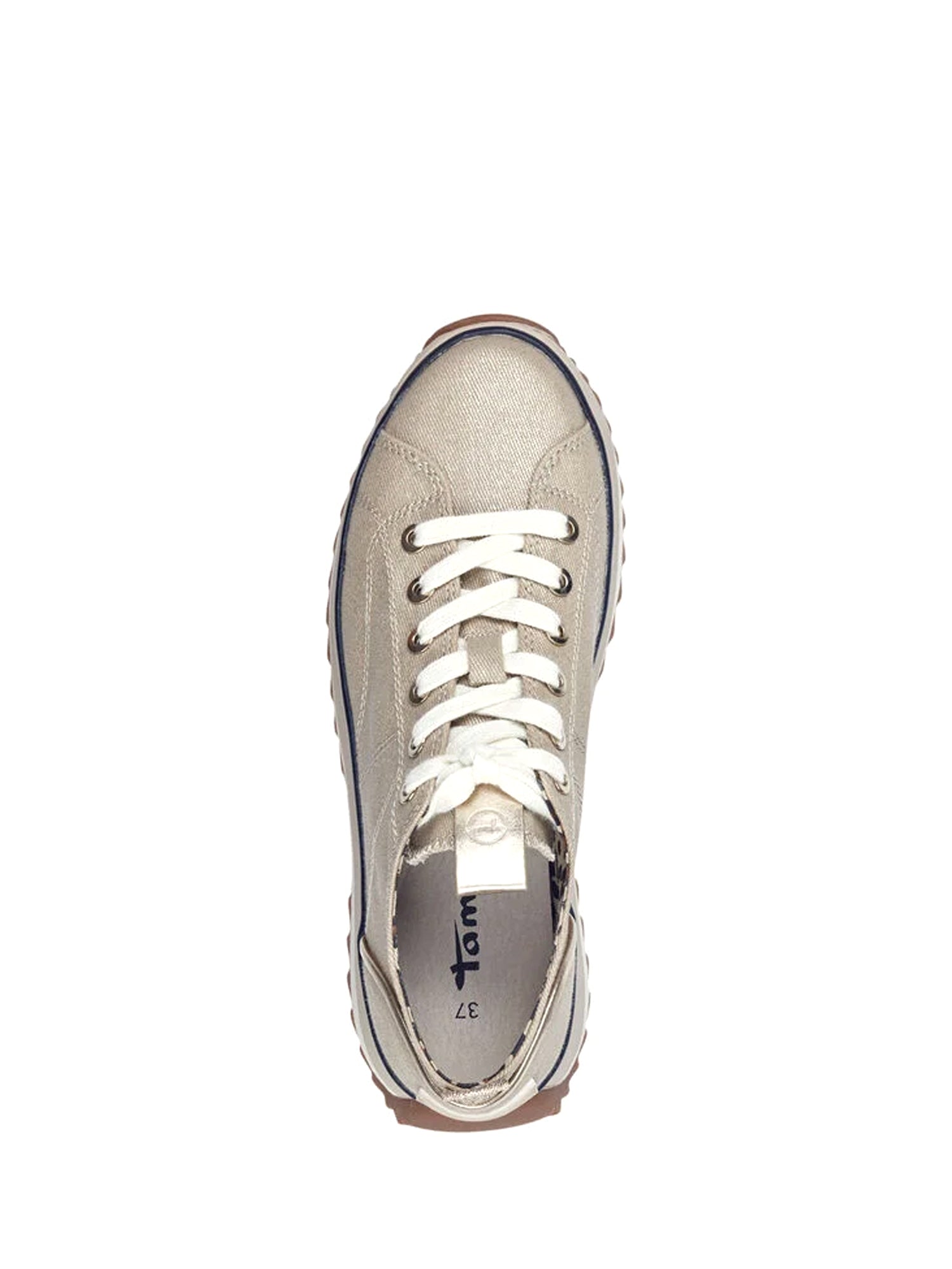 Tamaris Sneaker Donna 1-1-23731-20 – Bianco, Suola Platform, Allacciatura, Taglia 41 EU