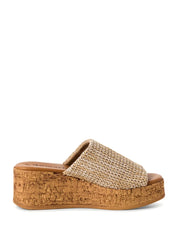 Sandali zeppa Beige Tamaris