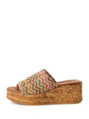 Sandali zeppa Multicolore Tamaris