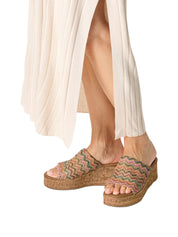 Sandali zeppa Multicolore Tamaris