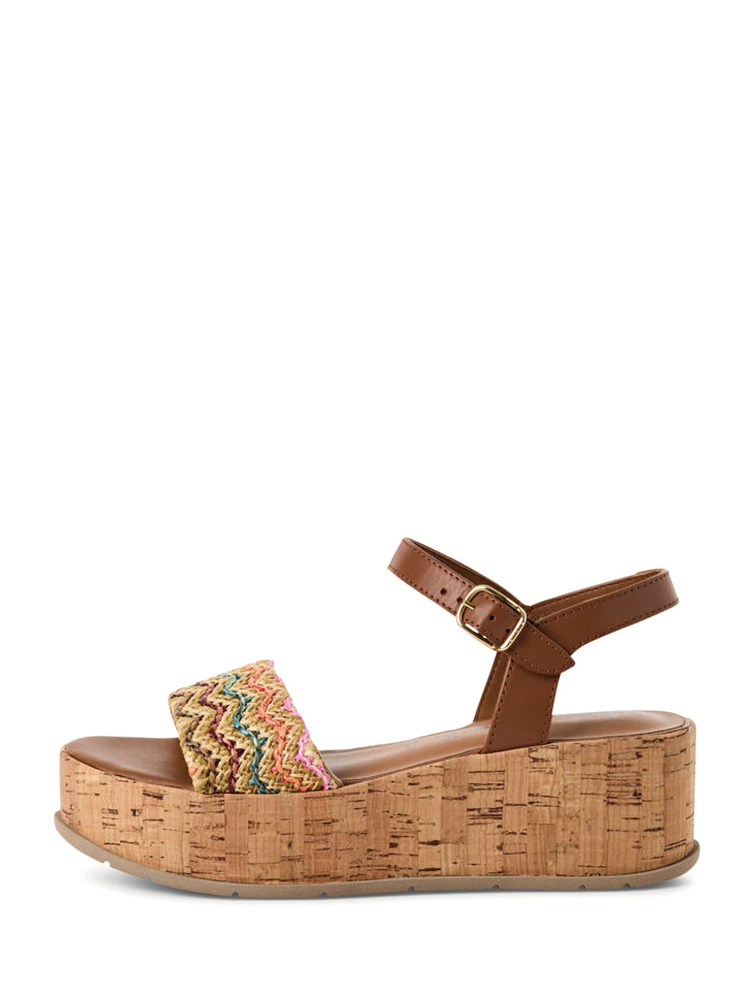 Sandali zeppa Marrone Tamaris