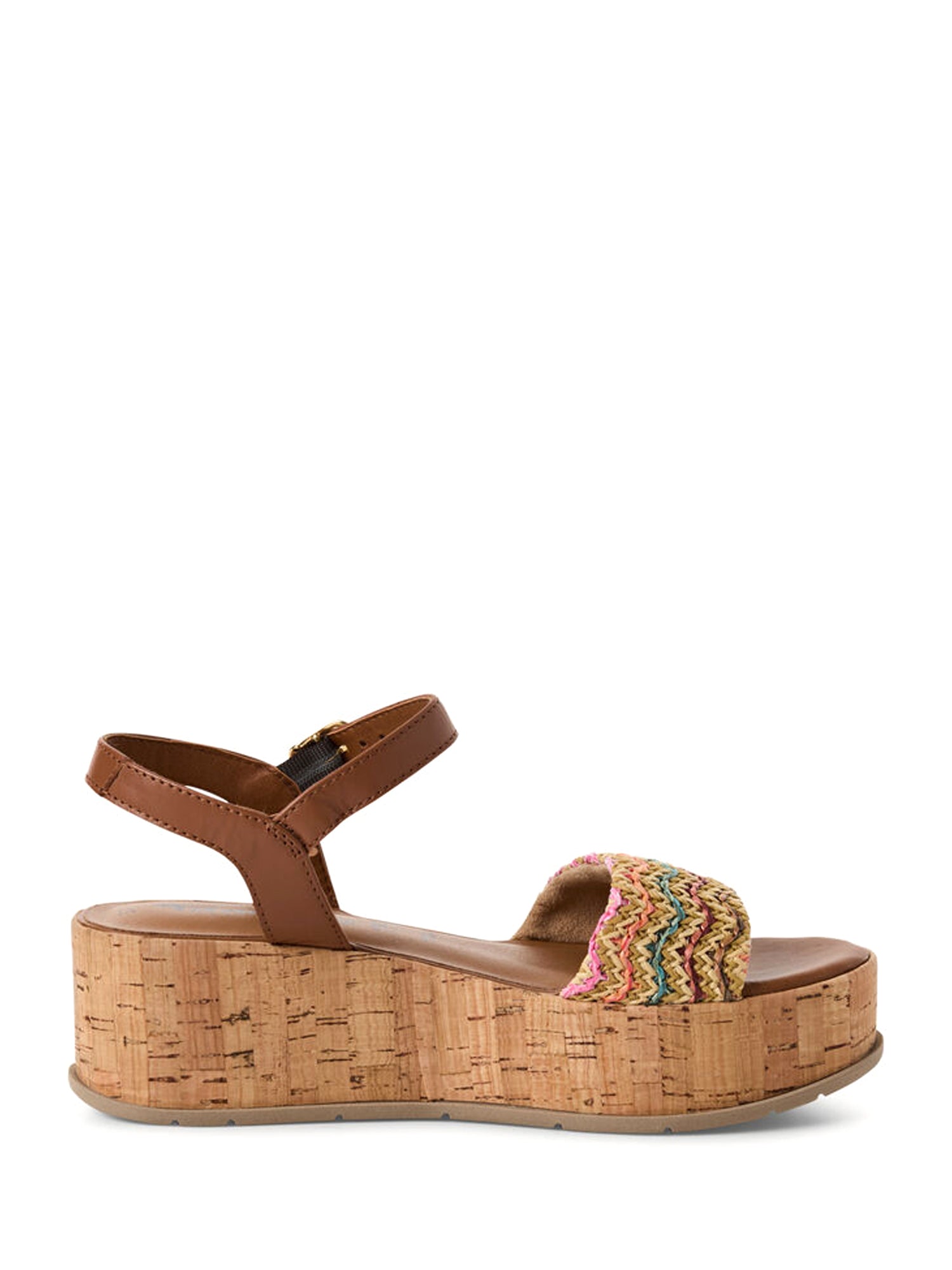 Sandali zeppa Marrone Tamaris