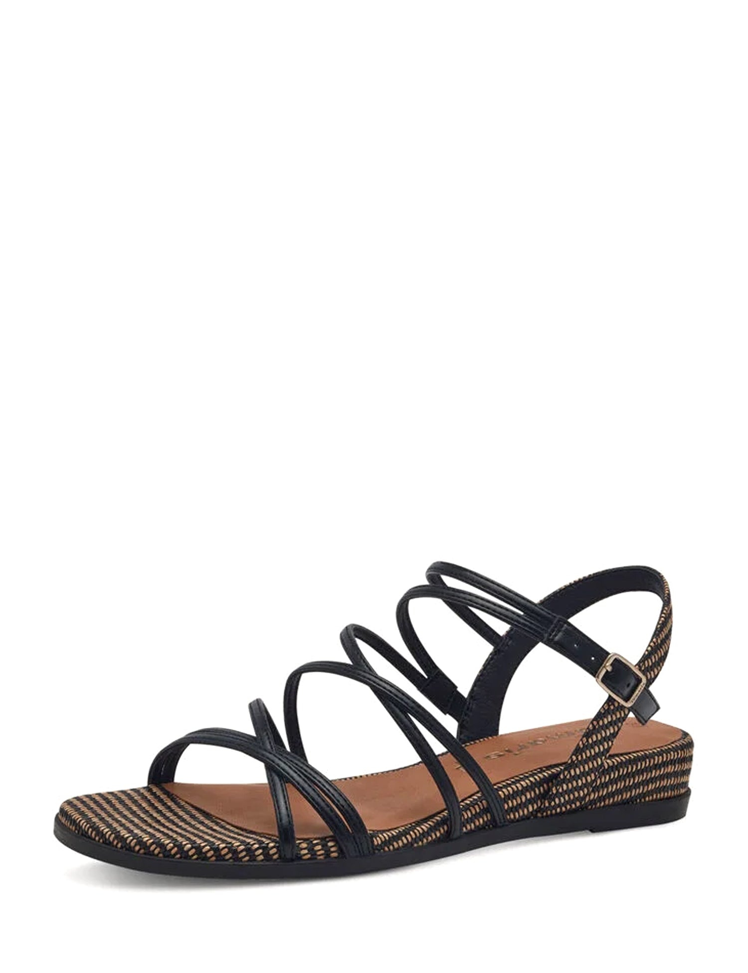 Sandali Nero Beige Tamaris