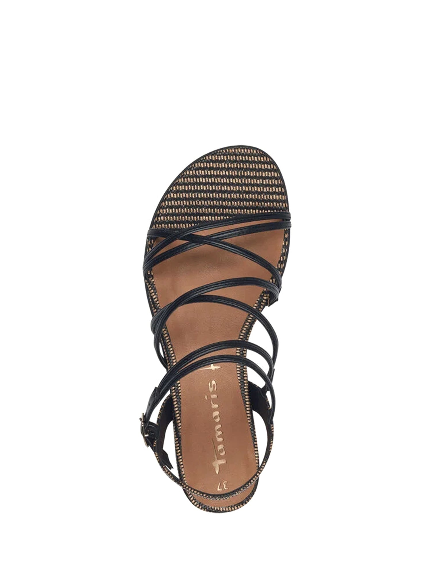 Sandali Nero Beige Tamaris