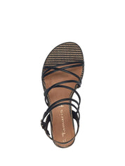 Sandali Nero Beige Tamaris