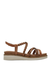Sandali zeppa Marrone Tamaris