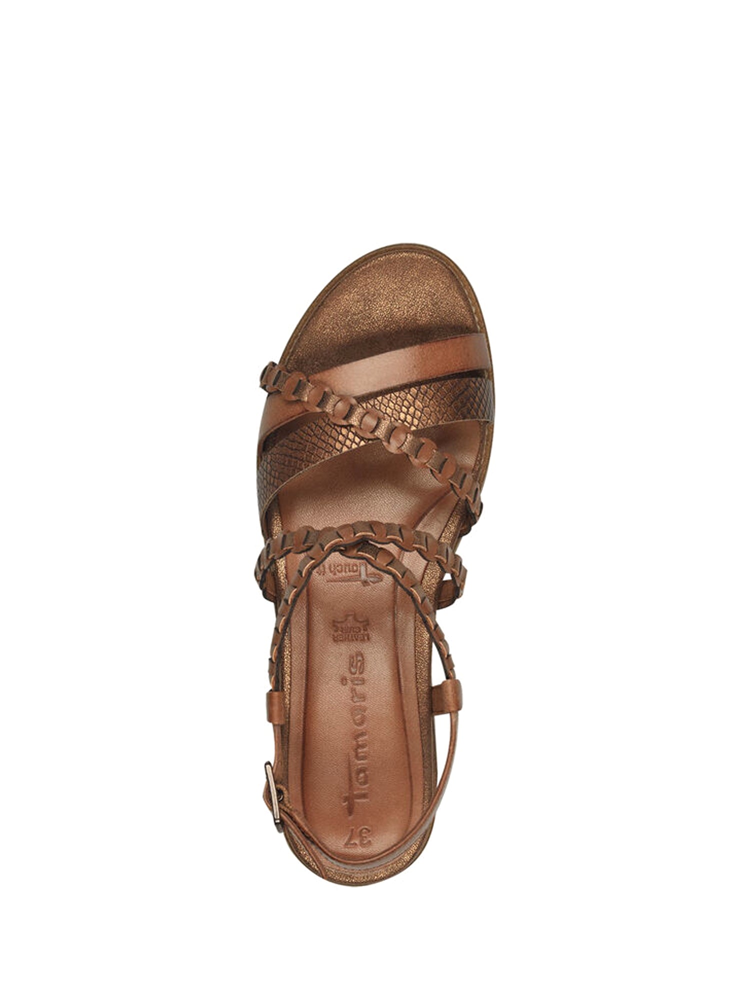 Sandali zeppa Marrone Tamaris