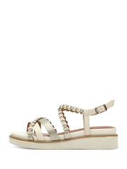 Sandali zeppa Avorio Tamaris