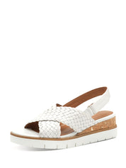 Sandali zeppa Bianco Tamaris