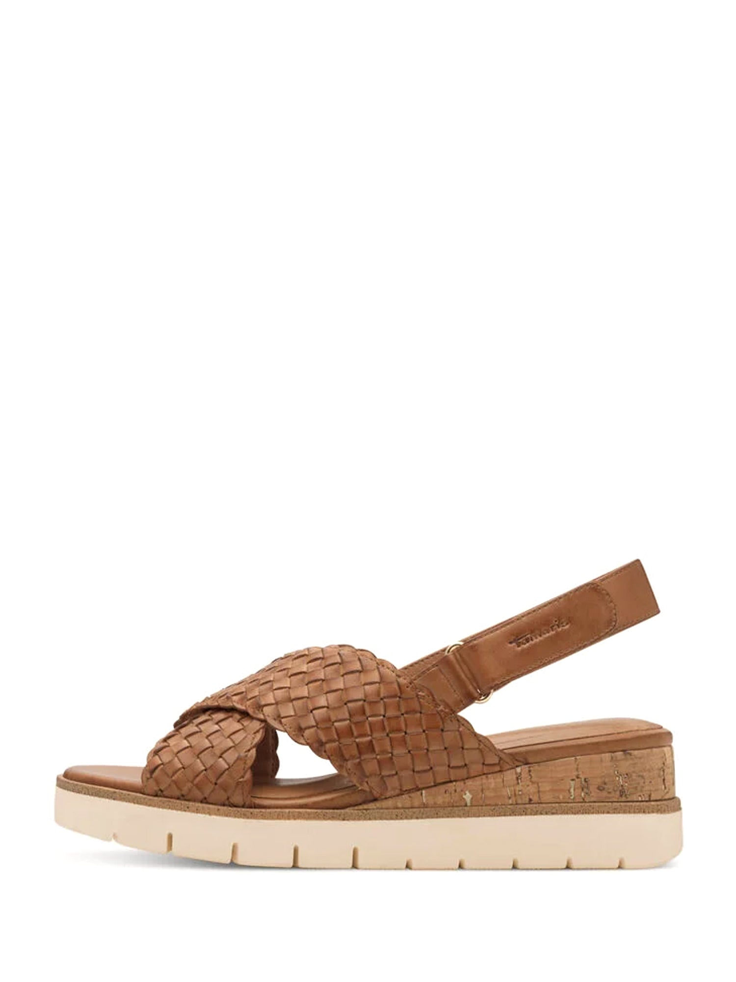 Sandali zeppa Marrone Tamaris