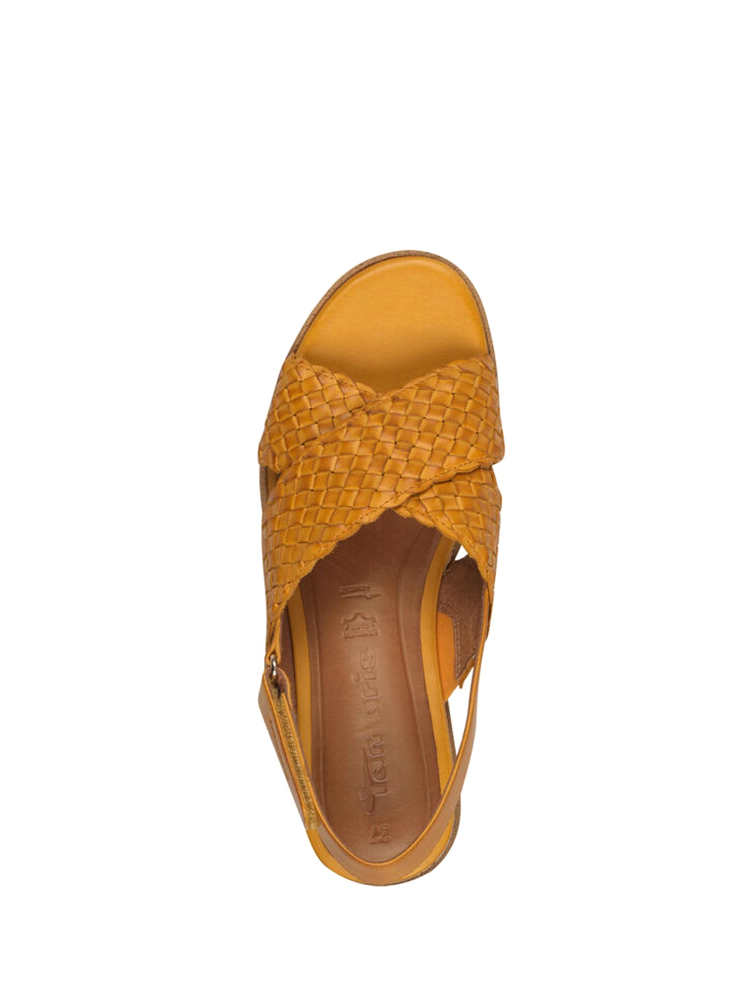 Sandali zeppa Giallo Tamaris