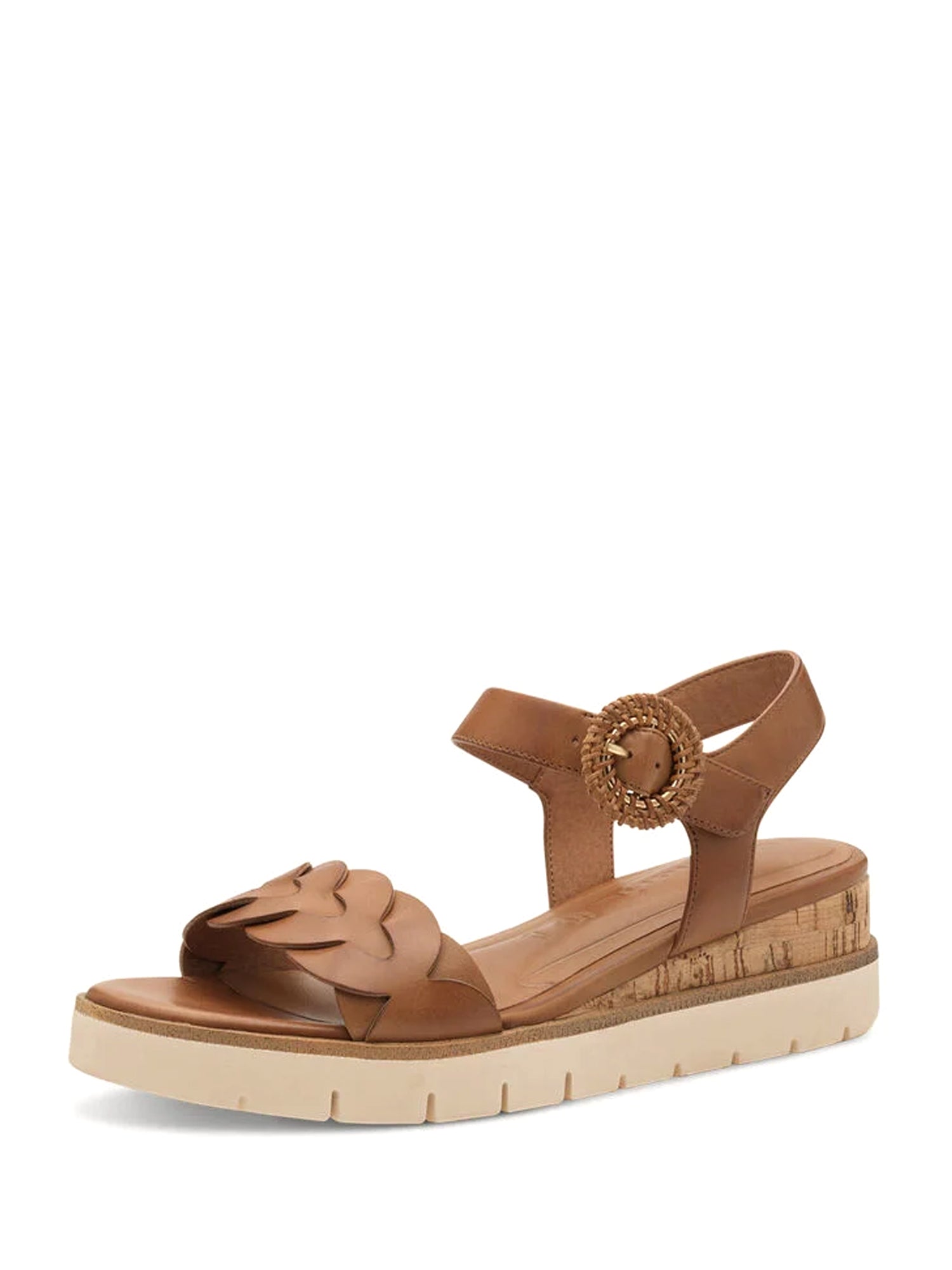 Sandali zeppa Marrone Tamaris