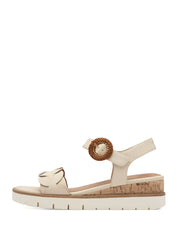 Sandali zeppa Beige Tamaris