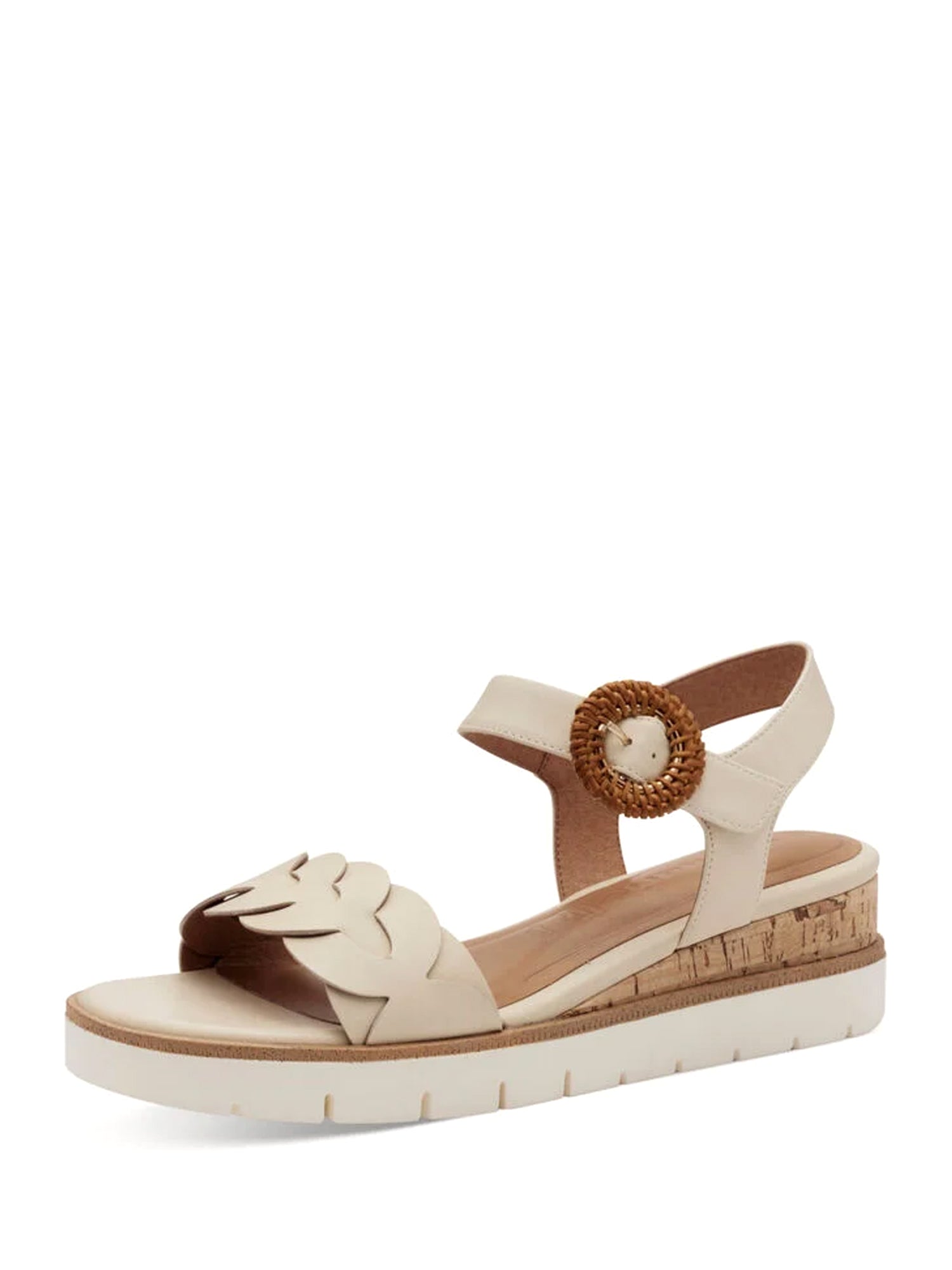 Sandali zeppa Beige Tamaris