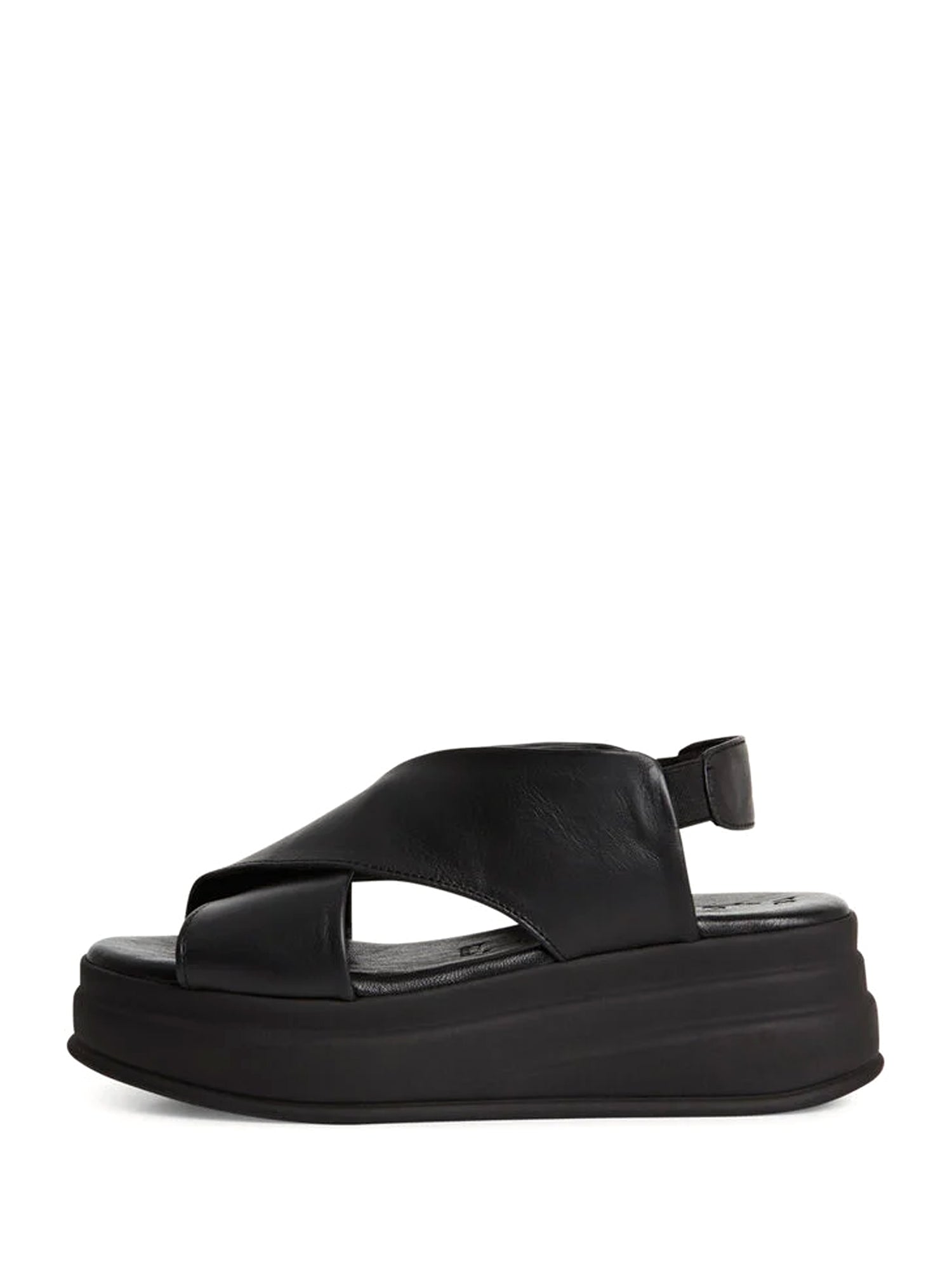 Sandali zeppa Nero Tamaris