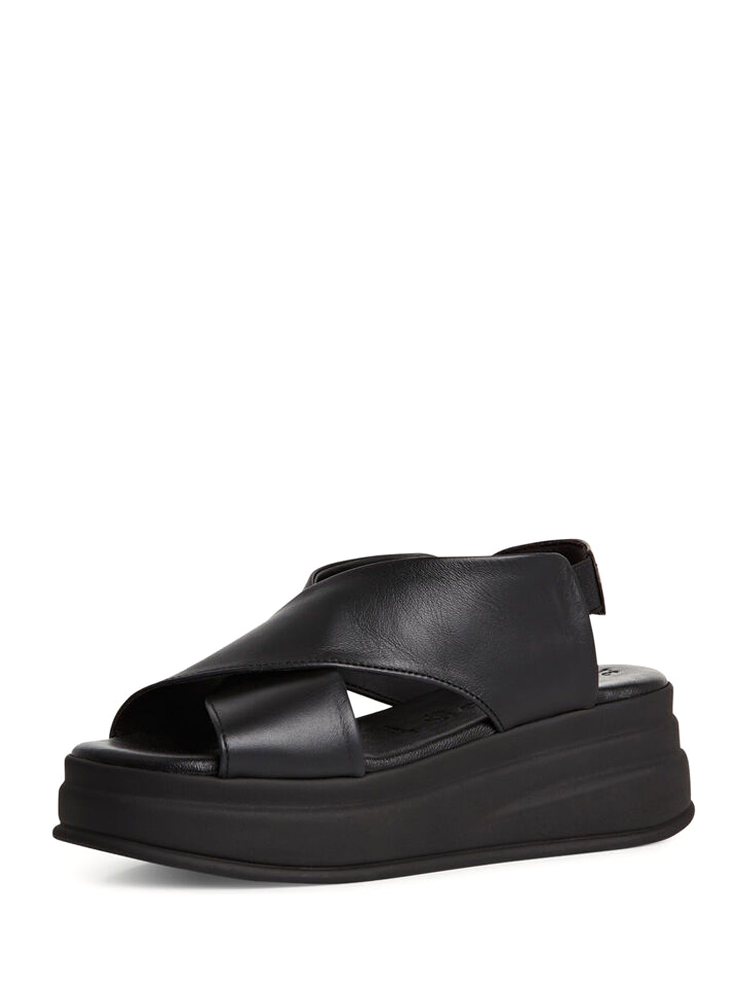 Sandali zeppa Nero Tamaris