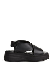 Sandali zeppa Nero Tamaris