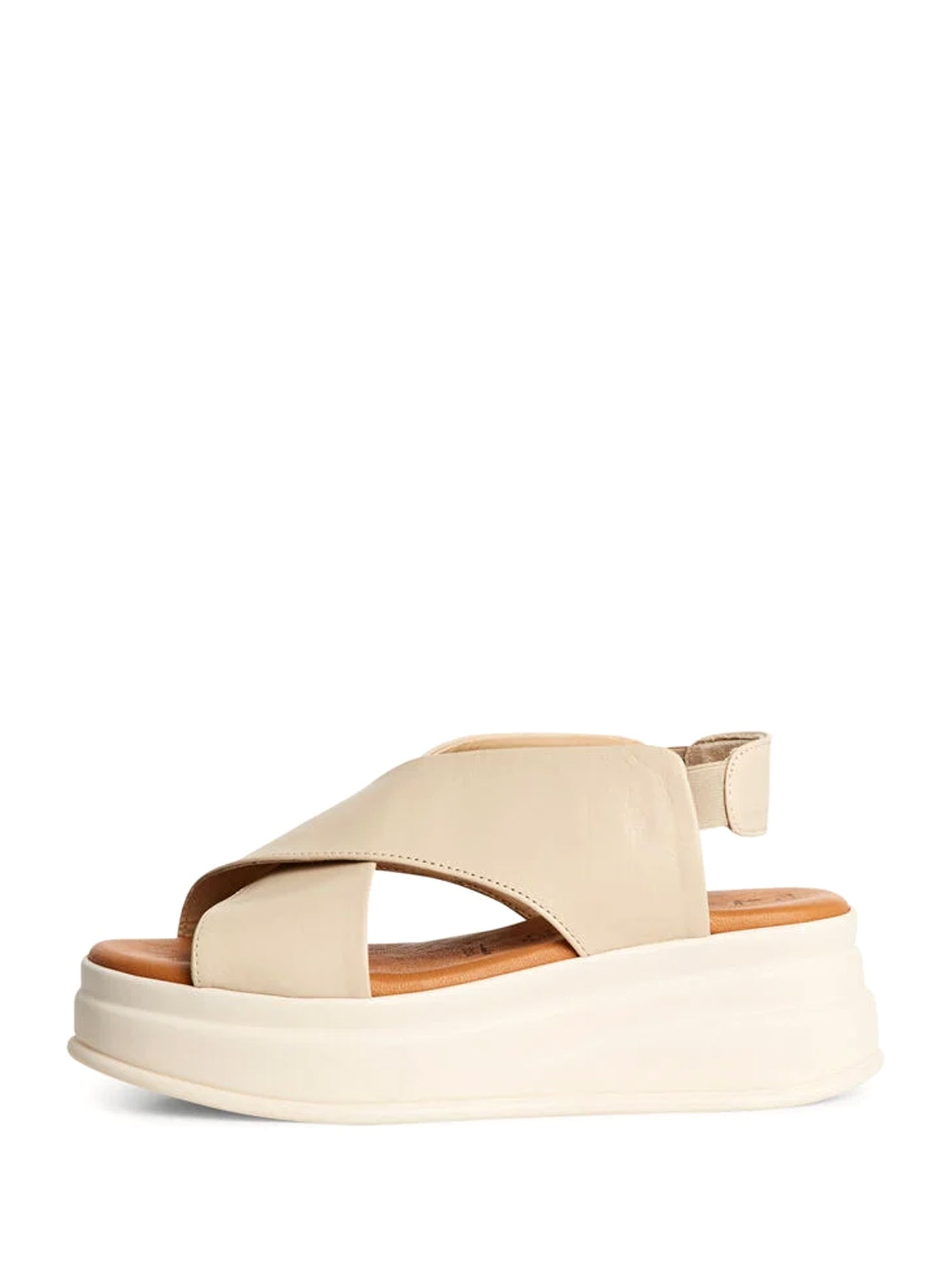 Sandali zeppa Beige Tamaris