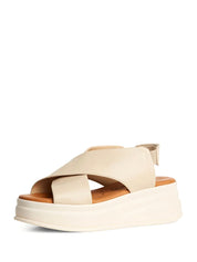 Sandali zeppa Beige Tamaris
