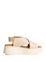 Sandali zeppa Beige Tamaris