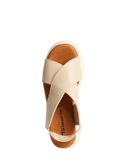 Sandali zeppa Beige Tamaris