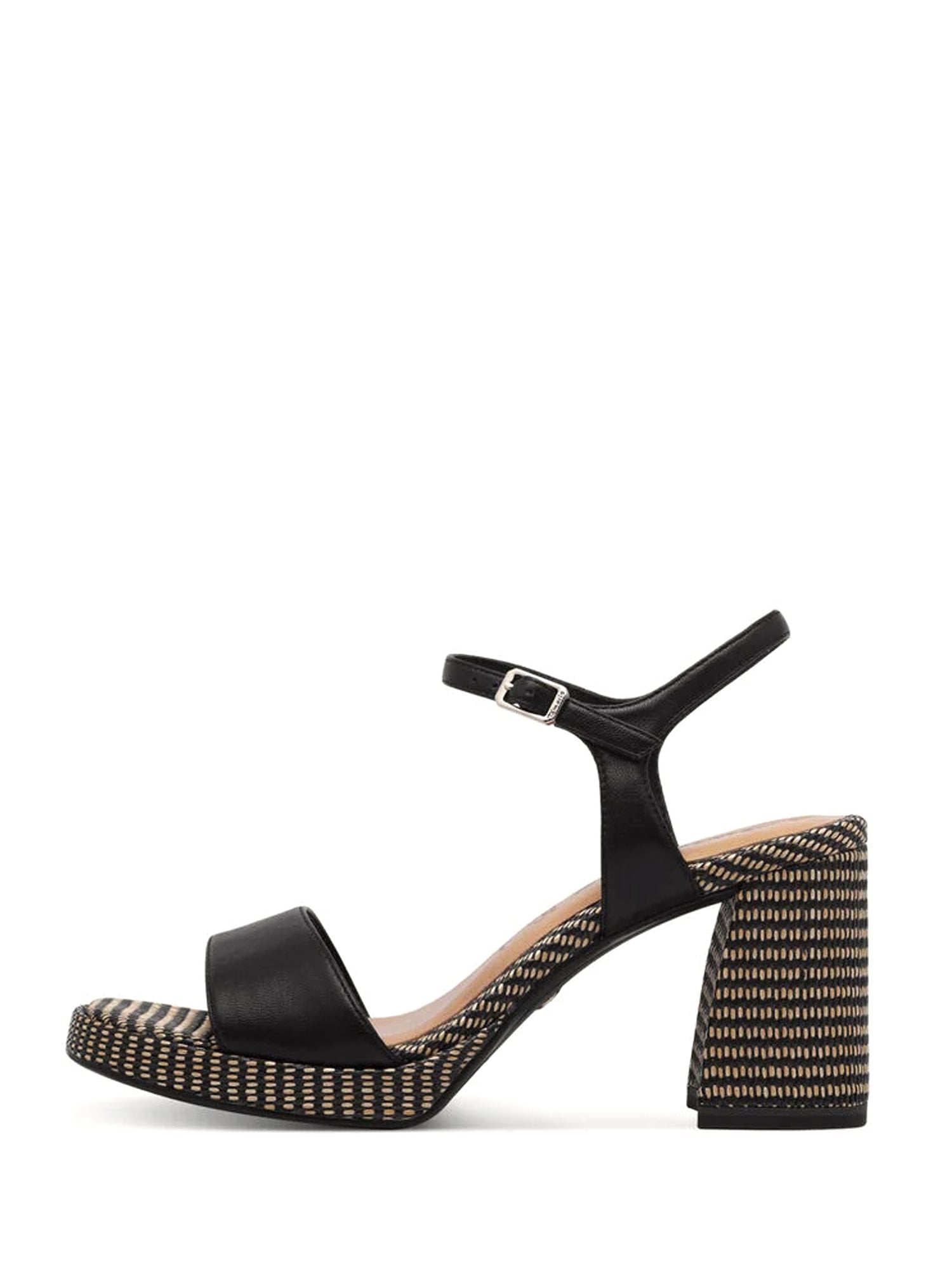 Sandali tacco Nero Beige Tamaris