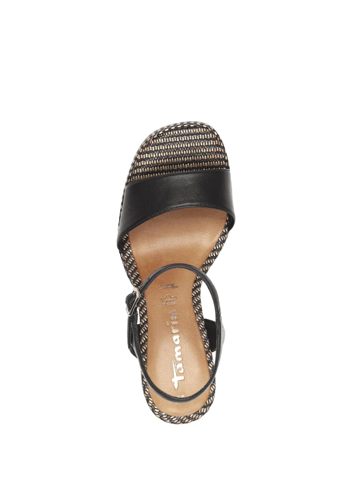 Sandali tacco Nero Beige Tamaris
