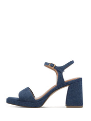 Sandali tacco Blu Tamaris