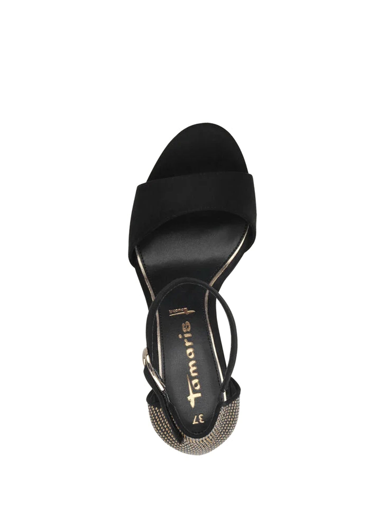 Sandali tacco Nero Beige Tamaris