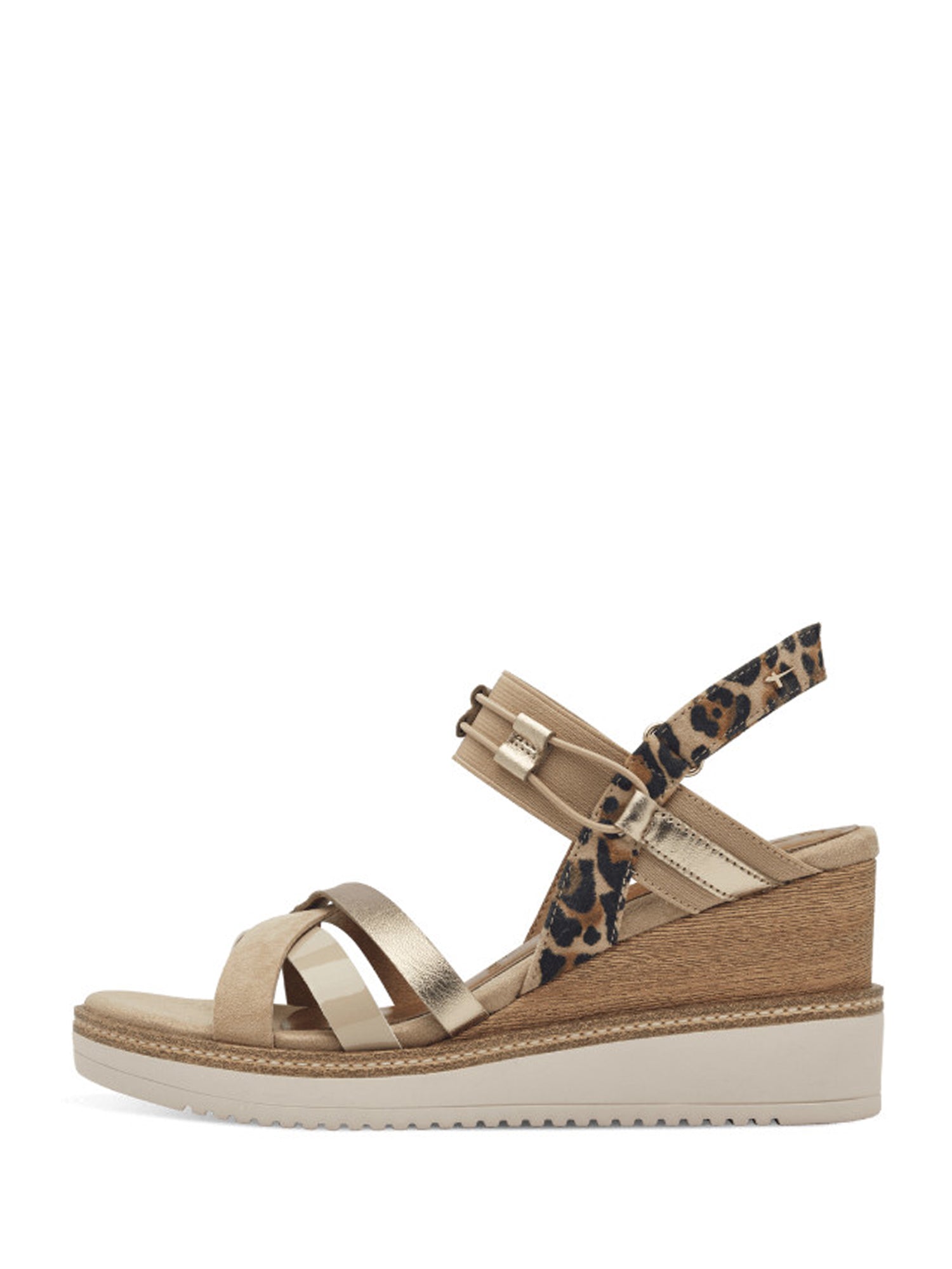 Sandali zeppa Beige Tamaris
