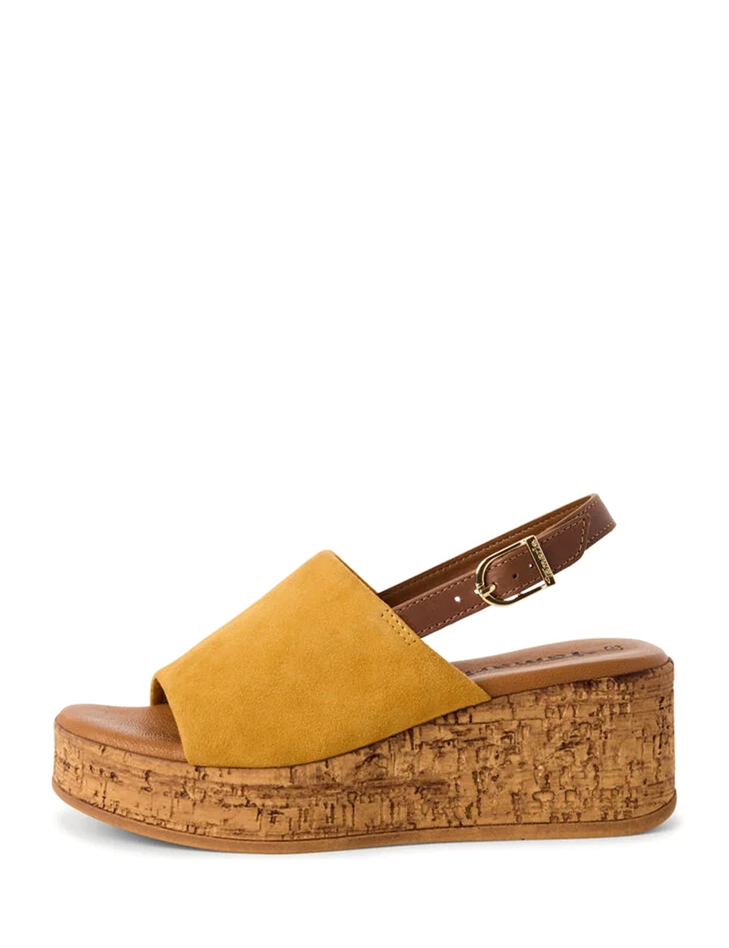 Sandali zeppa Giallo Tamaris