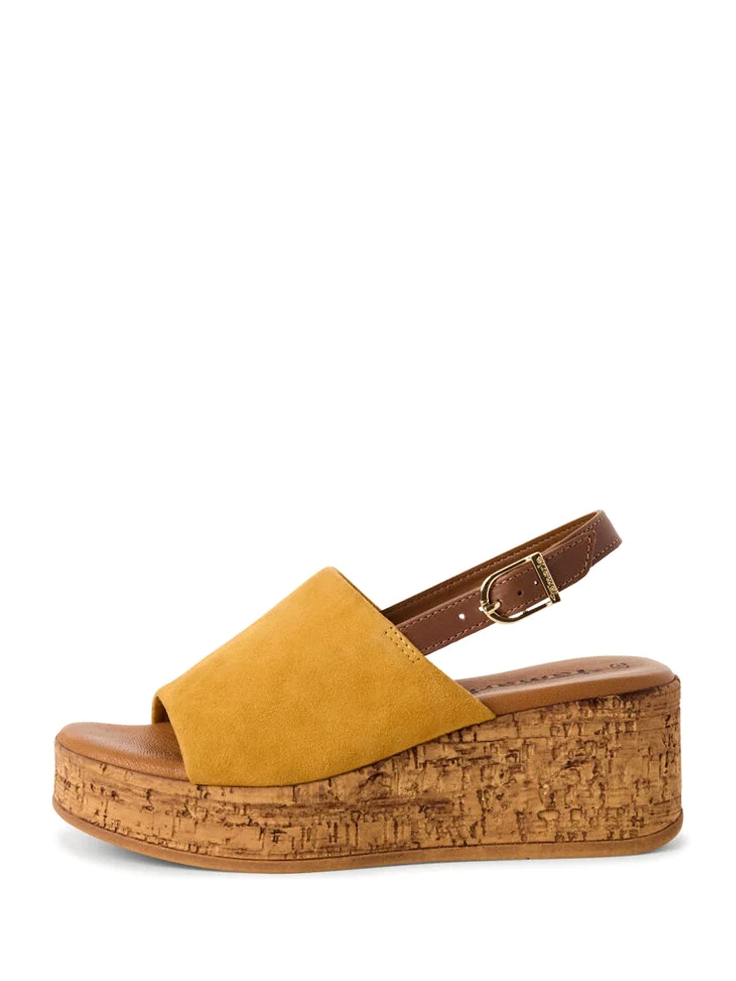 Sandali zeppa Giallo Tamaris