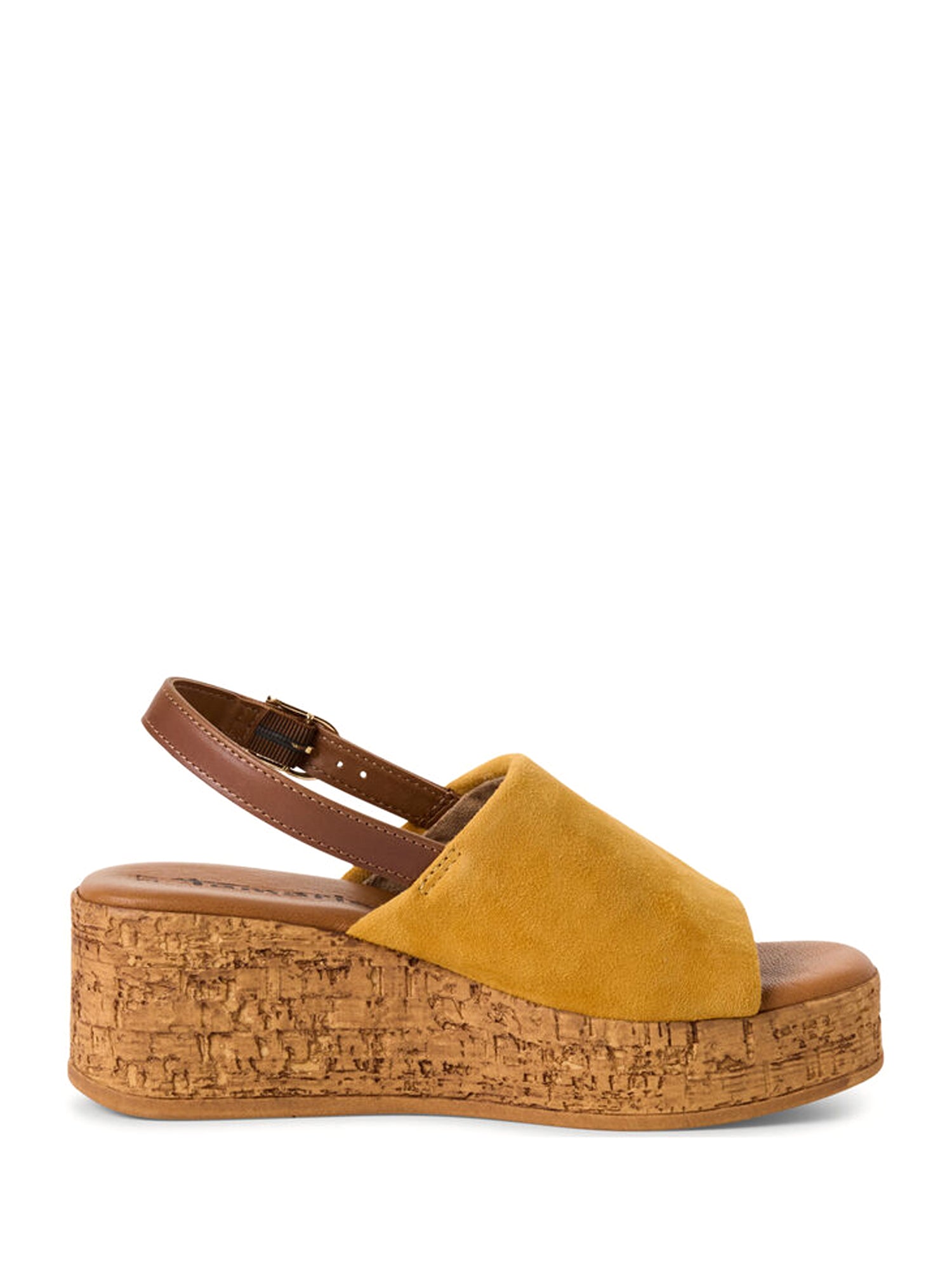 Sandali zeppa Giallo Tamaris