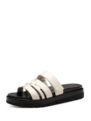 Sandali con strappi Bianco Marco Tozzi