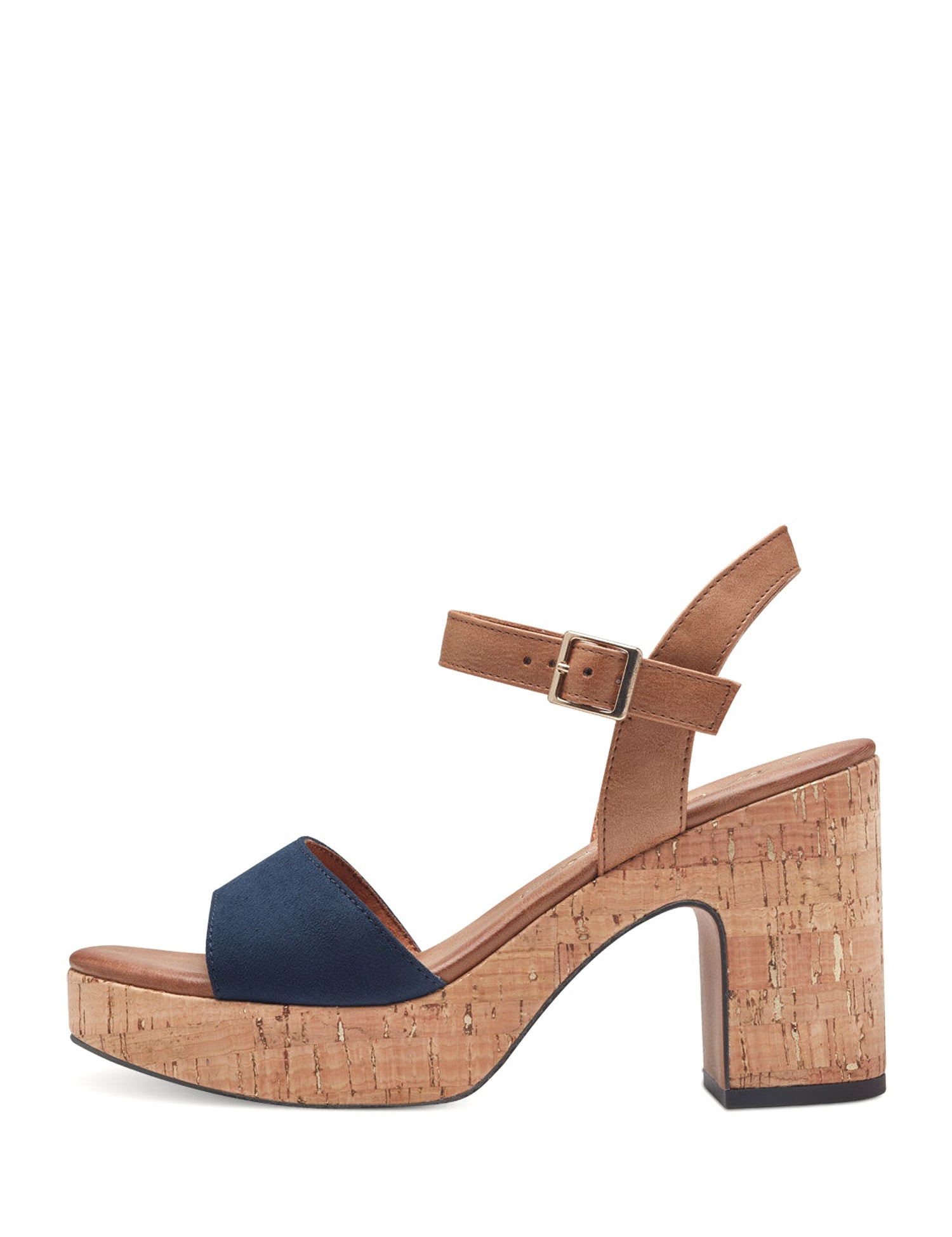 Sandali tacco Blu Marco Tozzi