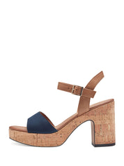 Sandali tacco Blu Marco Tozzi