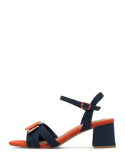 Sandali tacco Blu Marco Tozzi