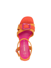 Sandali tacco Arancio Marco Tozzi