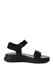 Sandali con strappi Nero Marco Tozzi