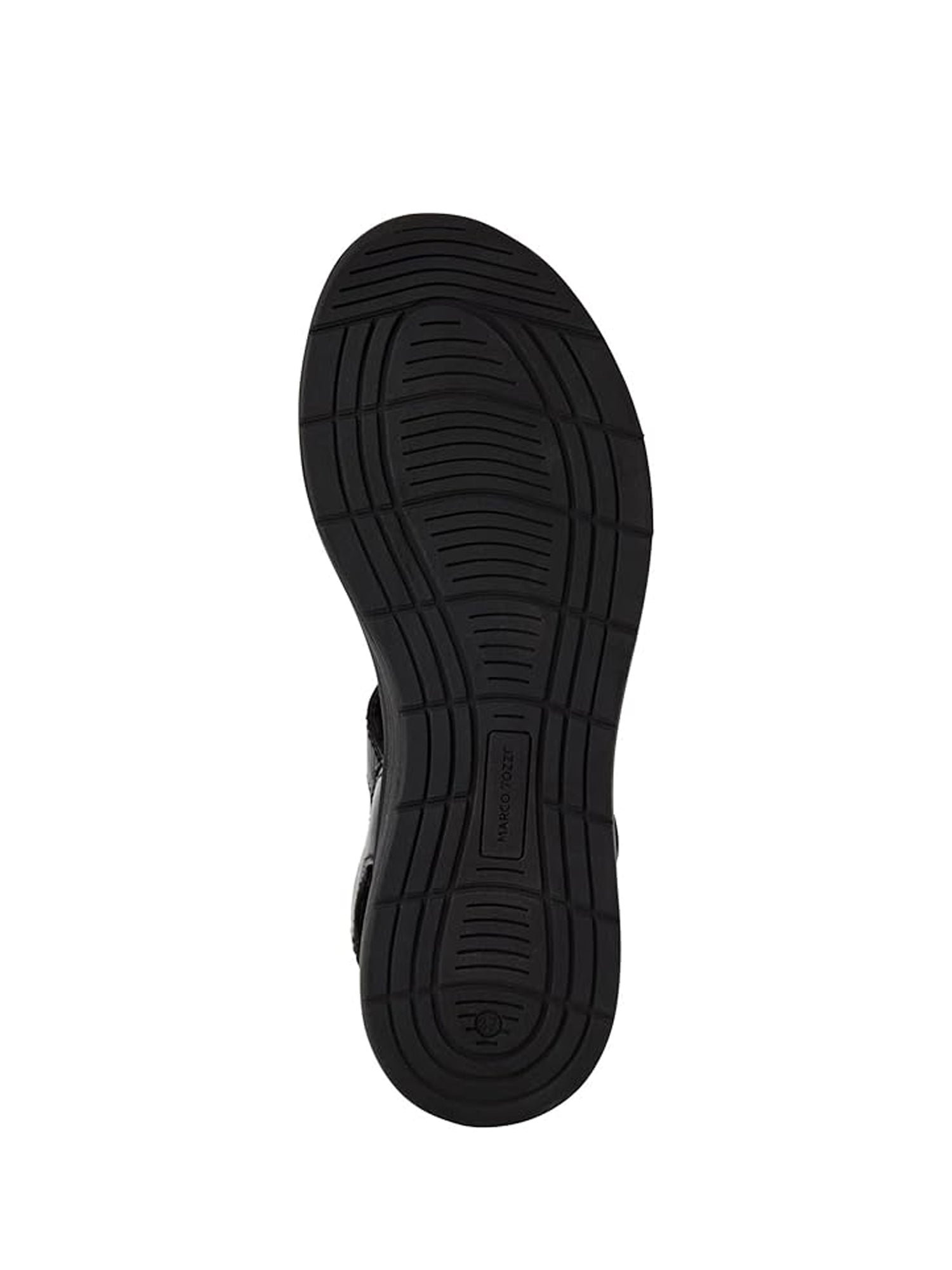 Sandali con strappi Nero Marco Tozzi