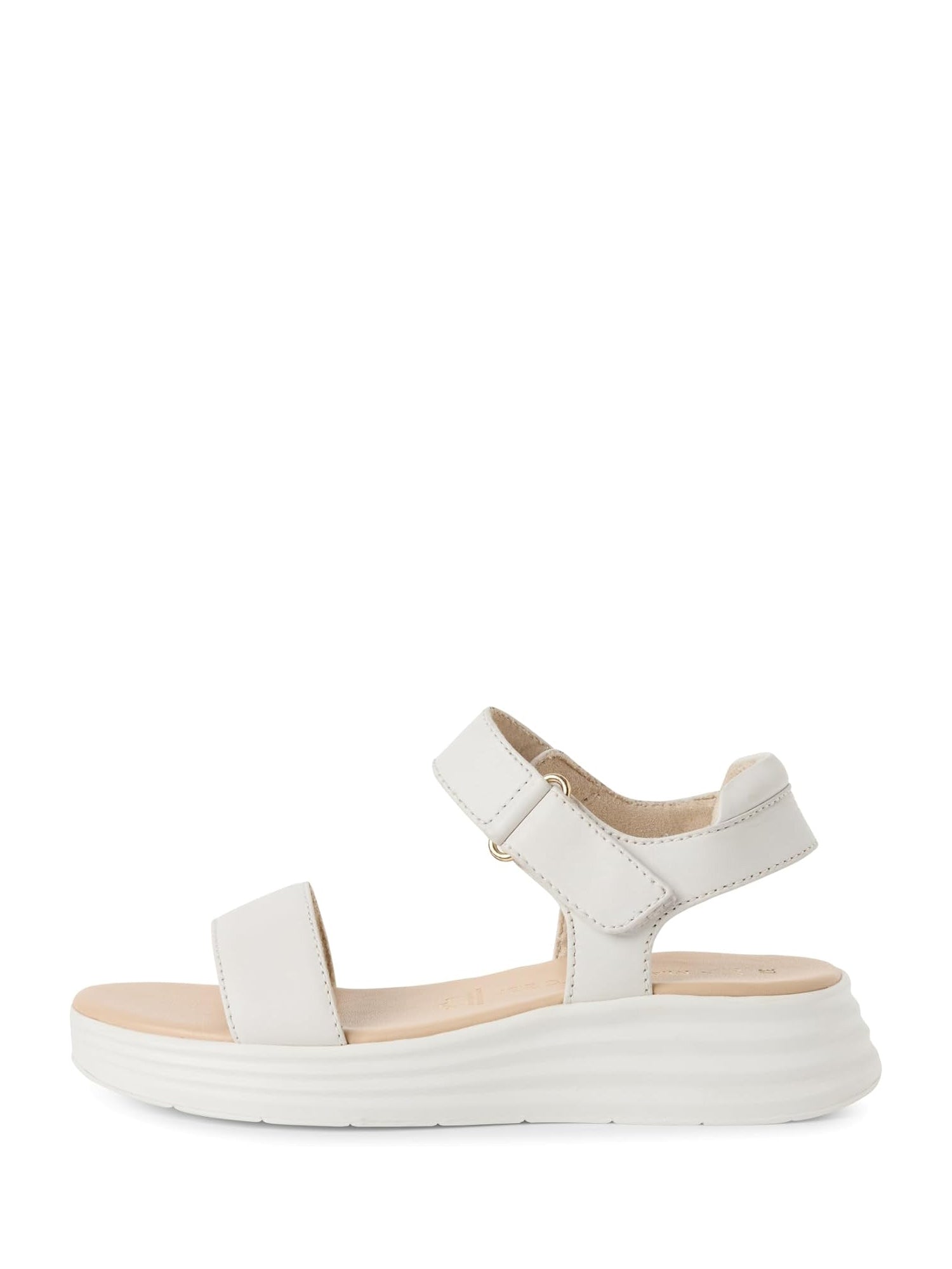 Sandali con strappi Bianco Marco Tozzi