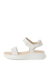 Sandali con strappi Bianco Marco Tozzi