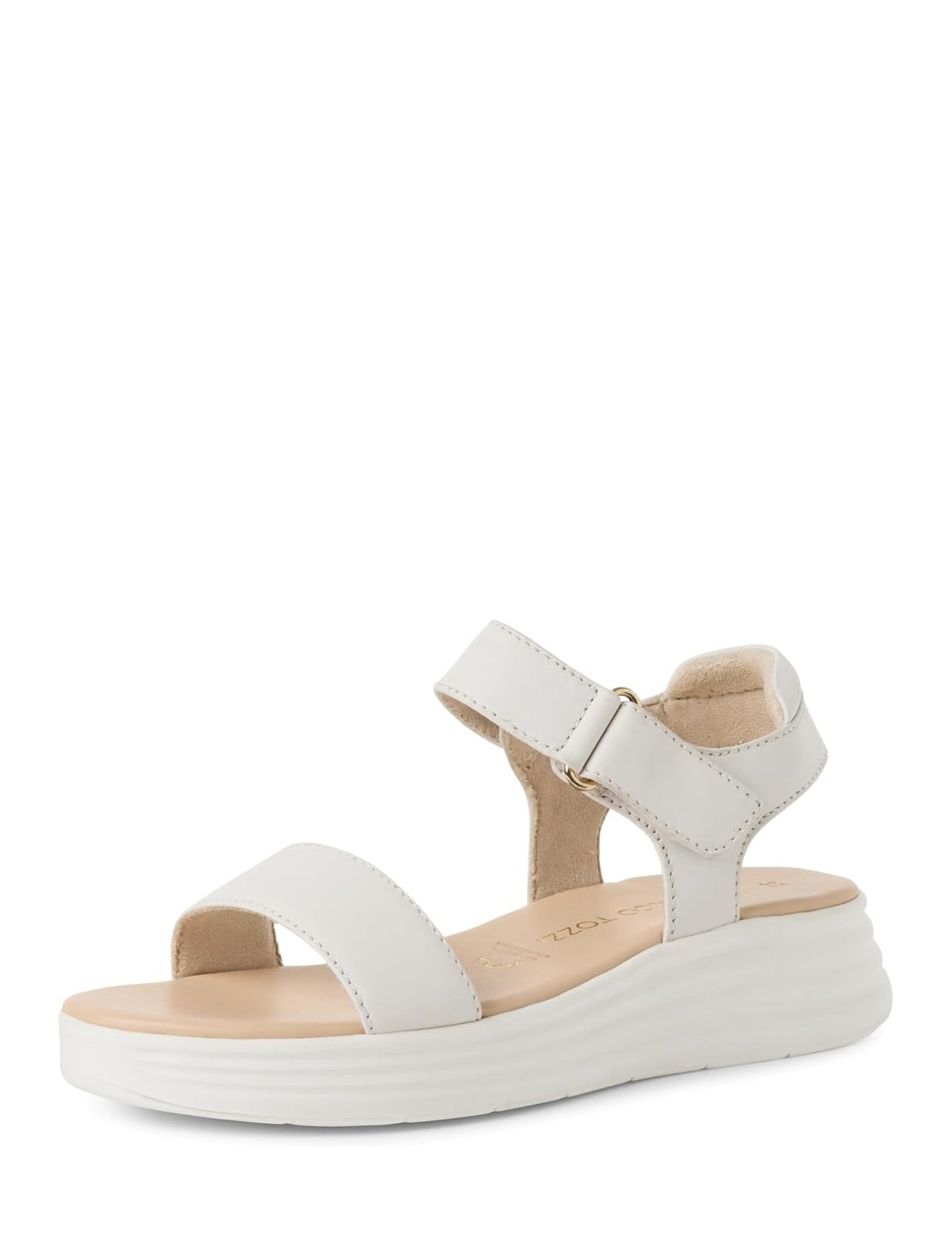 Sandali con strappi Bianco Marco Tozzi