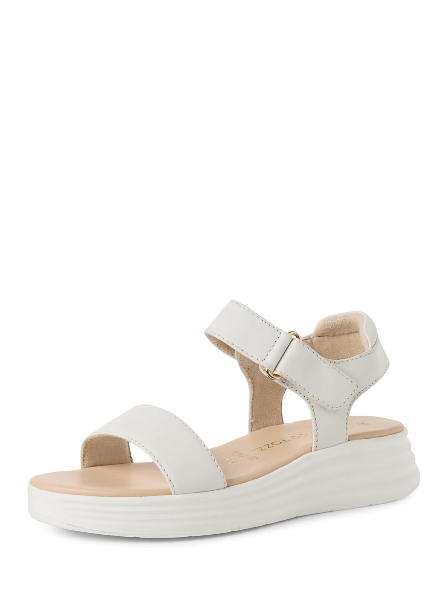 Sandali con strappi Bianco Marco Tozzi